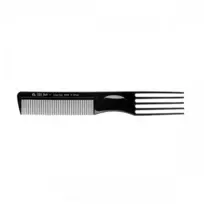Eurostil Ahuecador Negro Negro Peine 5 Puas 1un