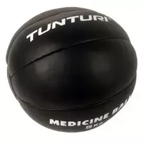 Odinis pasunkintas kamuolys TUNTURI 1-5kg, juodas (Svoris: 5kg)