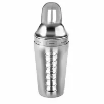 King Hoff Shaker Plaktuvė su gėrimų receptais, plieninė, 0,6 l „Kinghoff“
