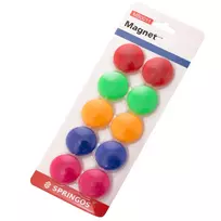 Magnetai lentai Springos 30 mm 10 vnt.