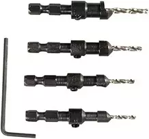 Grąžtas Makita 4 vnt grąžtų rinkinys D-73455