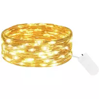 Springos LED girlianda su šilta balta šviesa