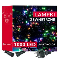 Kalėdinės lemputės Springos CL1005 1000 LED 60 m