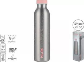 *Gertuvė nerūdijančio plieno izoterminė 591ml Sidabrinis 643020SL MILAN