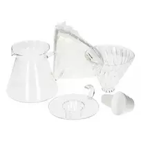 Hario V60 stiklinis kavos ruošimo rinkinys