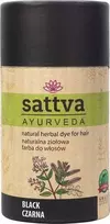 Augaliniai juodi plaukų dažai Juodas, Sattva Ayurveda, 150g