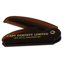 Captain Fawcett Folding Pocket Moustache Šukos Sulenkiamos kišeninės ūsų šukos, 1vnt.