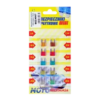 Bezpieczniki Oem Mini automobilio saugiklių komplektas 10vnt.