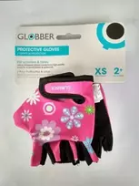 GLOBBER dviratininko pirštinės rožinės Flowers, 528-110