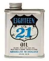 18.21 Man Made Aliejus Absolute Mahogany aliejus barzdai, plaukams ir odai, 60 ml