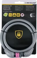 Dunlop dviratinė troselinė spyna su kodu 65 cm