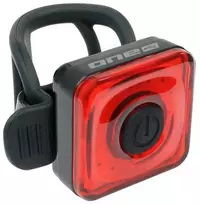 Galinis dviračio žibintas Rock Machine R.Light 50 USB Juodas/Pilkas (RF070401) (Atnaujinta)