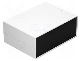 Enclosure: with panel | X: 225mm | Y: 165mm | Z: 90mm | ABS | light grey