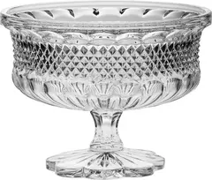 Crystal Bohemia Bohemia krištolinis dubuo ant kojelės 25cm