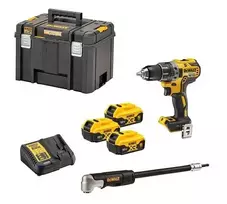 18V Akumuliatorinis suktuvas + angle bit driver DCD791P3A DEWALT