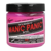 Manic Panic Classic High Voltage cukraus vata Rožinė pusiau ilgalaikiai plaukų dažai, 118 ml