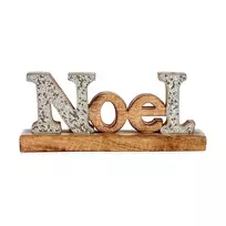 Krist+ Dekoratyvinė figūrėlė Noel Blizgučiai Medžio (6,5 x 10 x 25 cm)