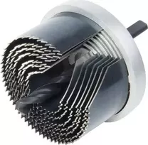 7 dalių gręžimo karūnėlių rinkinys Wolfcraft 2160000; 25/32/38/45/50/56/62 mm