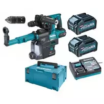 Perforatorius Makita Perforatorius AKUMULOTOROWA SDS+ 40V XGT 2*4.0AH MAKPAC