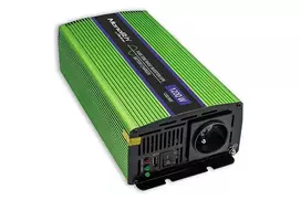 Įtampos keitiklis Qoltec Pure Sine Wave Monolith + įkroviklis (51941) 600W 12V