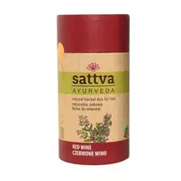 Augaliniai raudono vyno spalvos plaukų dažai Raudona Wine, Sattva Ayurveda, 150g