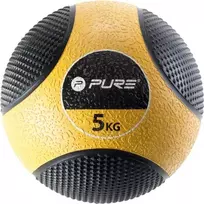 Pure2Improve | Medicine Ball, 5kg | Juodas/Geltona
