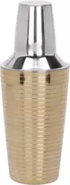 Dekoracja Domu Steel Nerūdijančio plieno gėrimų plaktuvas, auksinis, 500 ml