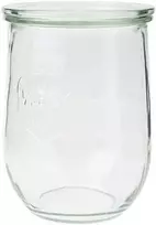 Stiklainis, 1062 ml, su dangteliu, „Tulip“, 6 vnt.