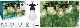ProGarden Sodo LED lempučių girlianda, 10 lempučių, 24V