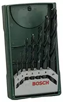 Grąžtas Bosch 7-dalių mini komplektas metalui