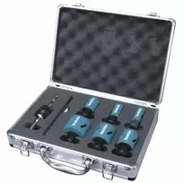 Makita E-12304 EZYCHANGE BI-METALL 6 dydžių karūnų rinkinys santechnikams (19,22,29,38,44,57 mm)
