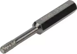 Wolfcraft Gręžtuvas Deimantinis grąžtas plytelėms, 5 mm, su parafinu