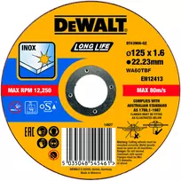 Tarcza DEWALT metalinis diskas 125x1,6 mm