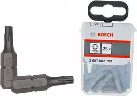 KS Tools Bosch EXH T20 užsukamasis dangtelis x 25mm 25 vnt (2607002799)
