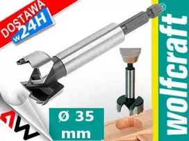 Grąžtas WOLFCRAFT grąžtai FORSTNER 35mm UCHWYT 6-KĄT