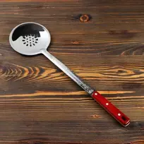 Kapgir Kiaurasamtis uzbekiškam kazanui 46 cm su medine rankena