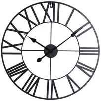 Segnale didelis metalinis sieninis laikrodis Retro Loft 47 cm universalus