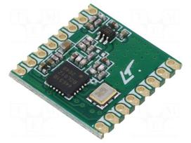 Module: RF | FM transceiver | ASK,FSK,GFSK,OOK | 142÷1050MHz | SPI