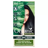 Joanna Naturia organinė nuolatinė plaukų spalva kreminis 350 Hebanowy