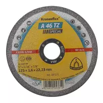 KLINGSPOR METALO PJOVIMO DISKAI 125 mm x 1,6 mm x 22,2 mm A46 TZ Special
