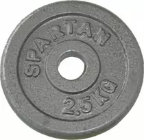 Plieniniai svoriai grifui 30mm Spartan 2x2.5kg
