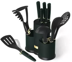 Berlinger Haus Virtuvės įrankių ir peilių rinkinys (12dalių) BerlingerHaus Emerald Collection BH/6250NA