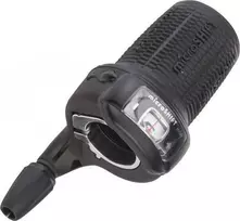 Microshift MICROŠIFT INTER 7, Dešinė, 7 eilutė, suderinama su Shimano, Twist Shifter, Optinis translokacijos indikatorius (NEW)