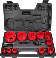 AW-Tools AWTOOLS Bimetalinių gręžimo karūnų rinkinys 15 vnt. 19-76 mm