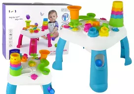Lean Toys Interaktyvus žaidimų stalas vaikams LeonToys su šviesos diodais, 40x51 cm