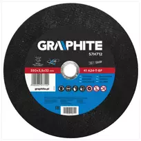 Metalo pjovimo diskas GRAPHITE 350 x 3,5 x 32 mm (41 A24-T-B)