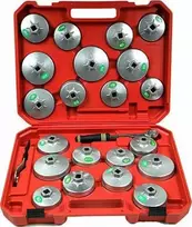 Silver Sidabrinis Sidabrinis Alyvos filtro raktų rinkinys 23 vnt.