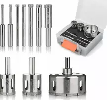 Grąžtas Smart Deimantinių skylučių rinkinys 4- 68mm heks 10vnt SM- 25- SET10G