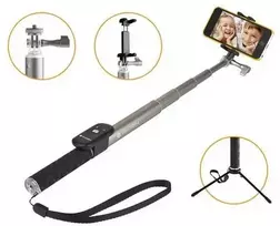 Teleskopas GoGEN – asmenukių lazda GoGEN 4 teleskopinis, Bluetooth, titano