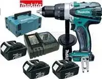 Makita DDF458RF3J Aku gręžimo atsuktuvas Li-ion 3xaku 18V 3,0 Ah,Makpac